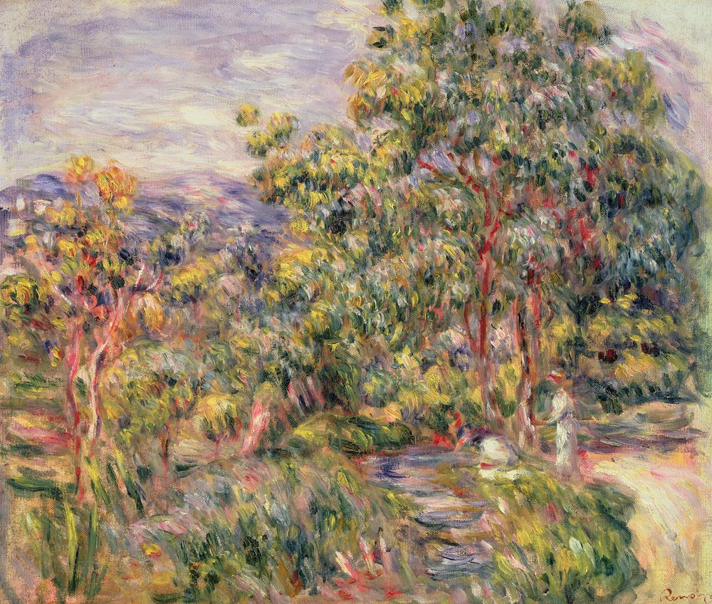 カーニュの窓から Pierre Auguste Renoir - View